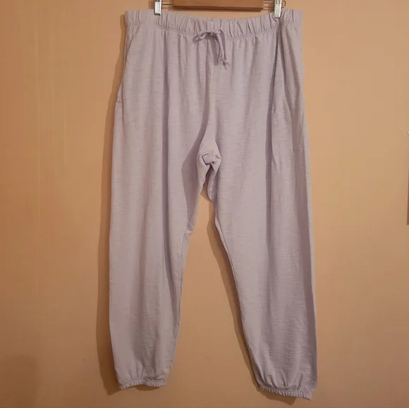 PINK Victoria's Secret Boyfriend Lilac Purple Lounge Pants, XXL, NWOT - Picture 2 of 13